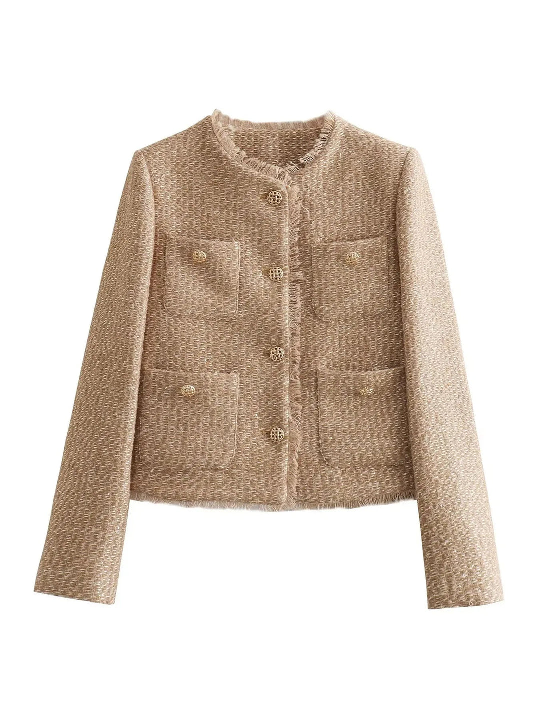 Tweed Cropped Jacket – Elegant en Modern voor Herfst & Winter