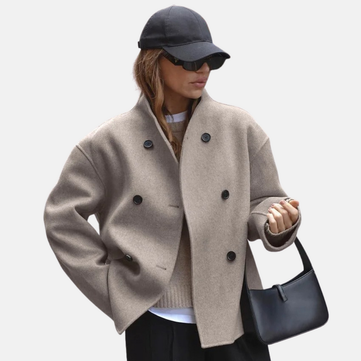 Vintage Woljas met V-hals – Tijdloze Klasse en Moderne Street Style
